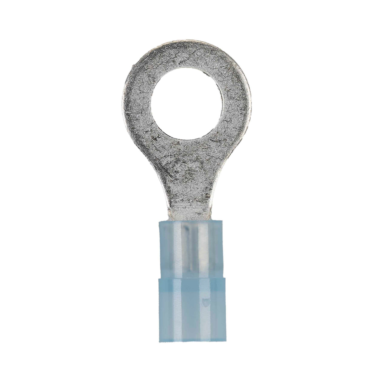 Install Bay Blue Nylon Ring Terminals 16-14 GA 1/4 inch - Package of 100 - BNRT14
