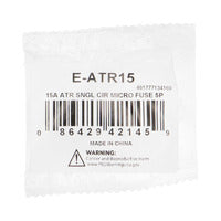 Install Bay 15 Amp 2 Leg Micro ATR Fuse - 5PK - E-ATR15