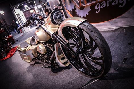 V Arm Metric Black Double Cut Wheels