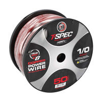 T-Spec V8GT OFC Power Wire | 1/0 AWG | 50 ft. | Red - V8GT10RD-50