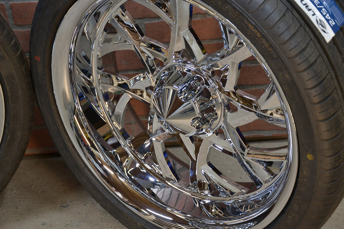 20x7 Chrome El KRWA Trike Set (for DNA Trike Kit)