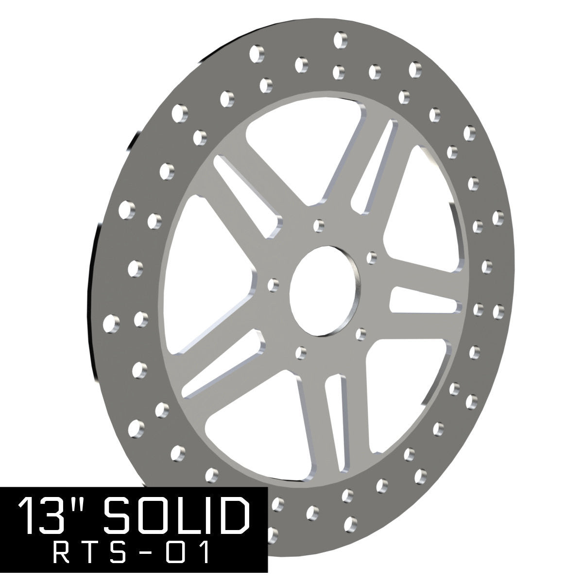 13" RTS-01 POLISHED ROTOR