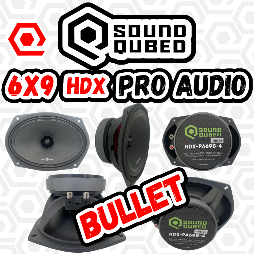 SoundQubed HDX Series Pro Audio 6x9" Speaker (single)