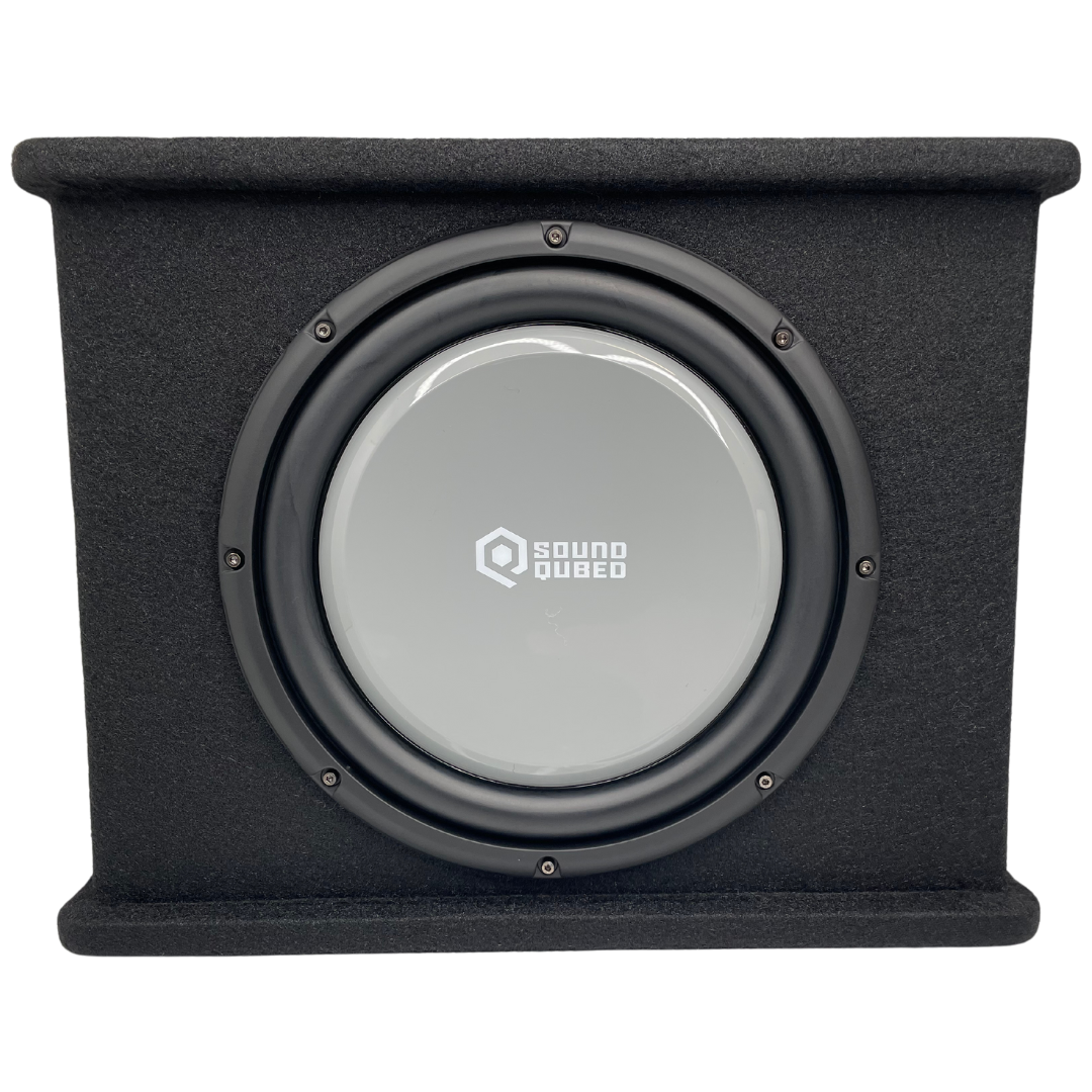 SoundQubed HDS2 12" Subwoofer Wedge Loaded and Powered Enclosure