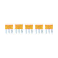 Install Bay 5 Amp Atl Dual Circuit Micro Fuses - 5 PK - E-ATL5