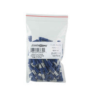 Install Bay Blue Vinyl Female Quick Disconnect 16-14 Gauge .110 - BVFD110