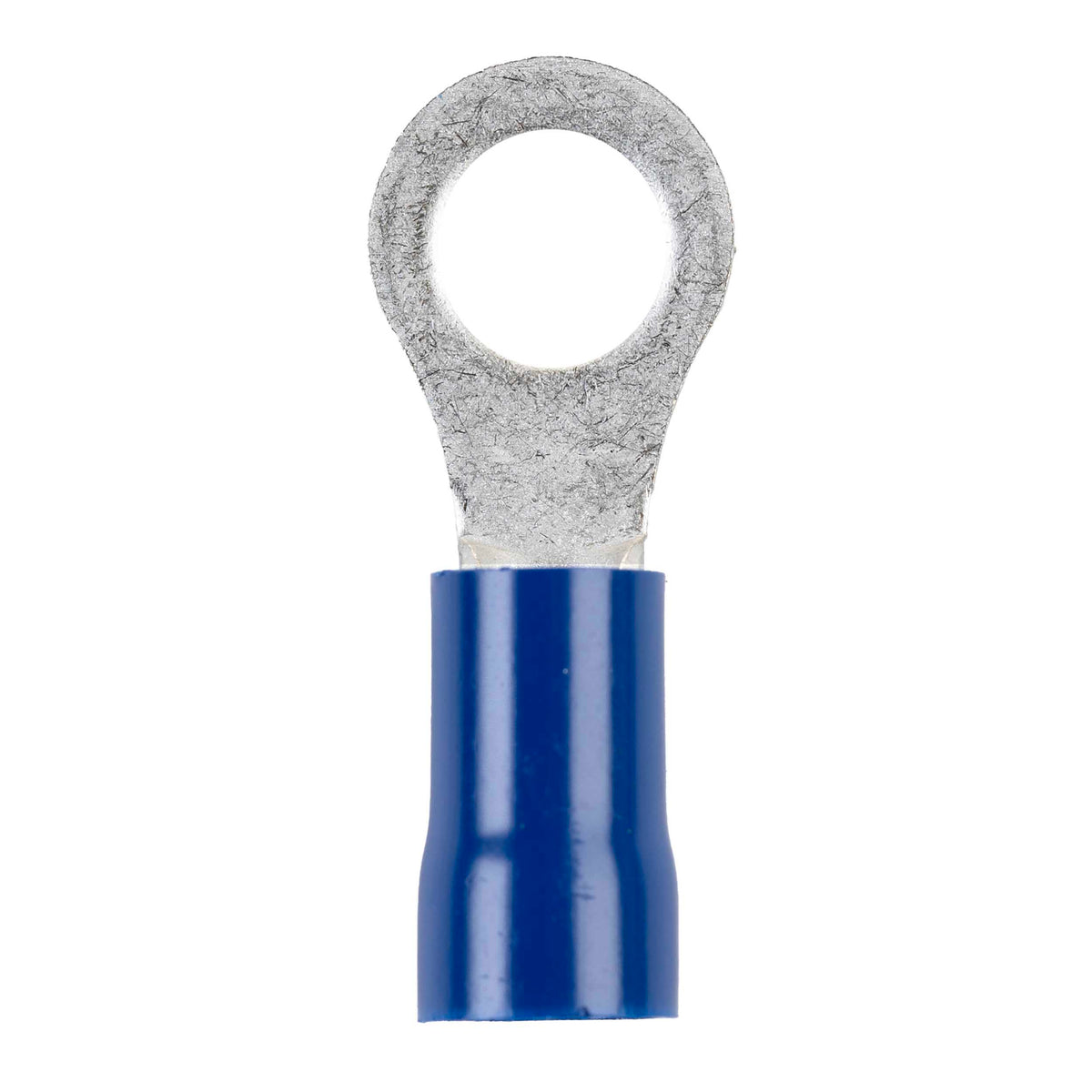 Install Bay Blue Vinyl Ring Terminal 6 Gauge 3/8 Inch - Package of 25 - BVRT638