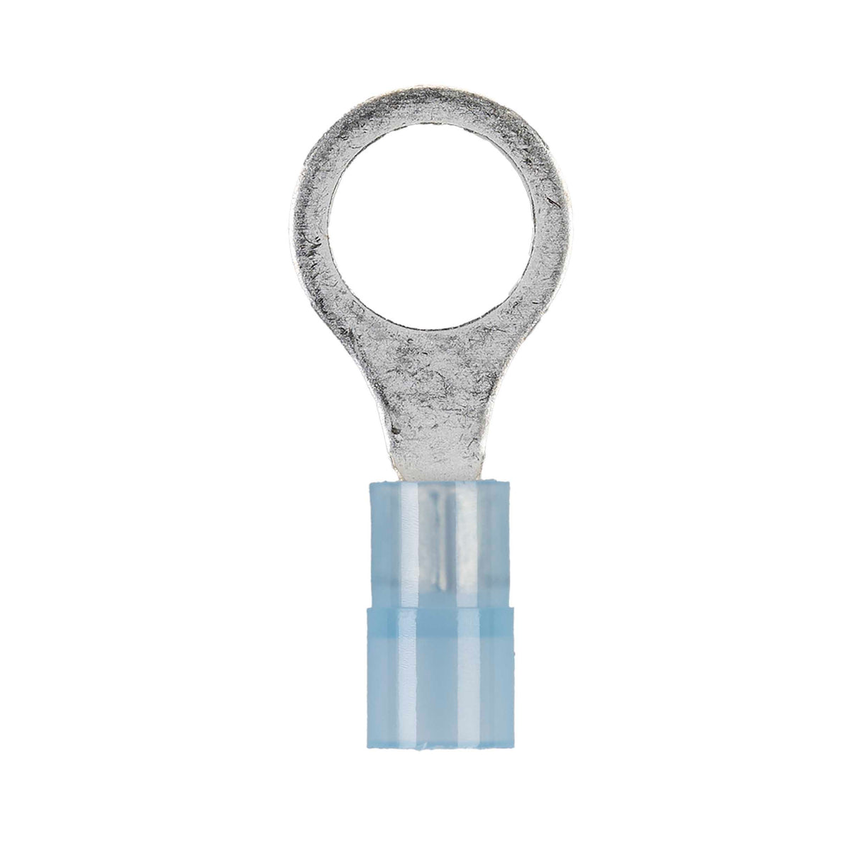 Install Bay Blue Nylon Ring Terminal 16-14 Gauge 5/16 in - Pack of 100 - BNRT516