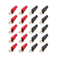 Raptor R4 Mid Series Ring Terminal | 4 AWG | 1/4 in. | 20 Pack - R414RT