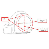 Metra Lower Fairing Speaker Pods - Fits Select Harley-Davidson® Tw - BC-HDLFP