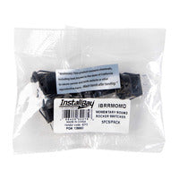 Install Bay Momentary Off Momentary Switch Round - 5 PK - IBRRMOMD