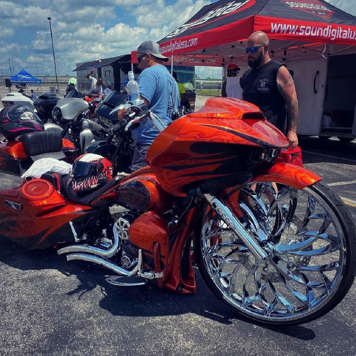32 Inch Crusade 3D Chrome Harley Wheel