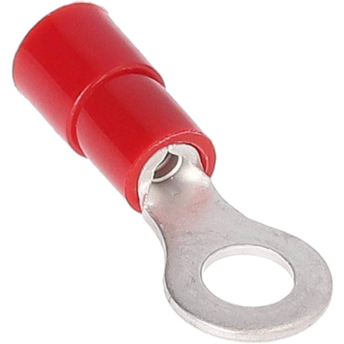 Install Bay Red Nylon Ring Terminal 22-18 Gauge #8 - Package of 100 - RNRT8
