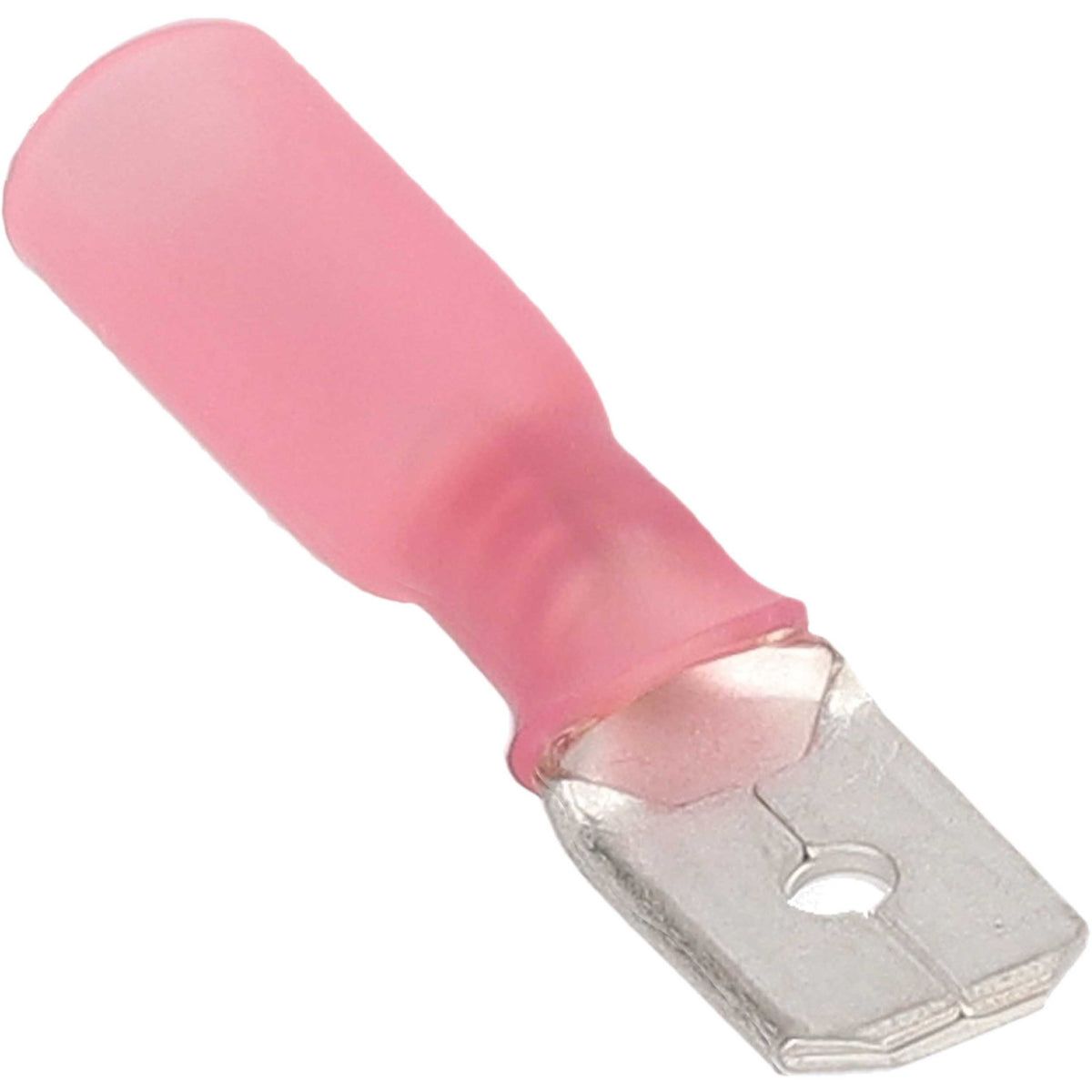 Install Bay Heat Shrink Red Male Quick Disconnects 22-18 Gauge .250 - HSRMD