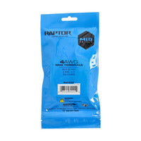 Raptor R4 Mid Series Ring Terminal | 4 AWG | 1/4 in. | 20 Pack - R414RT