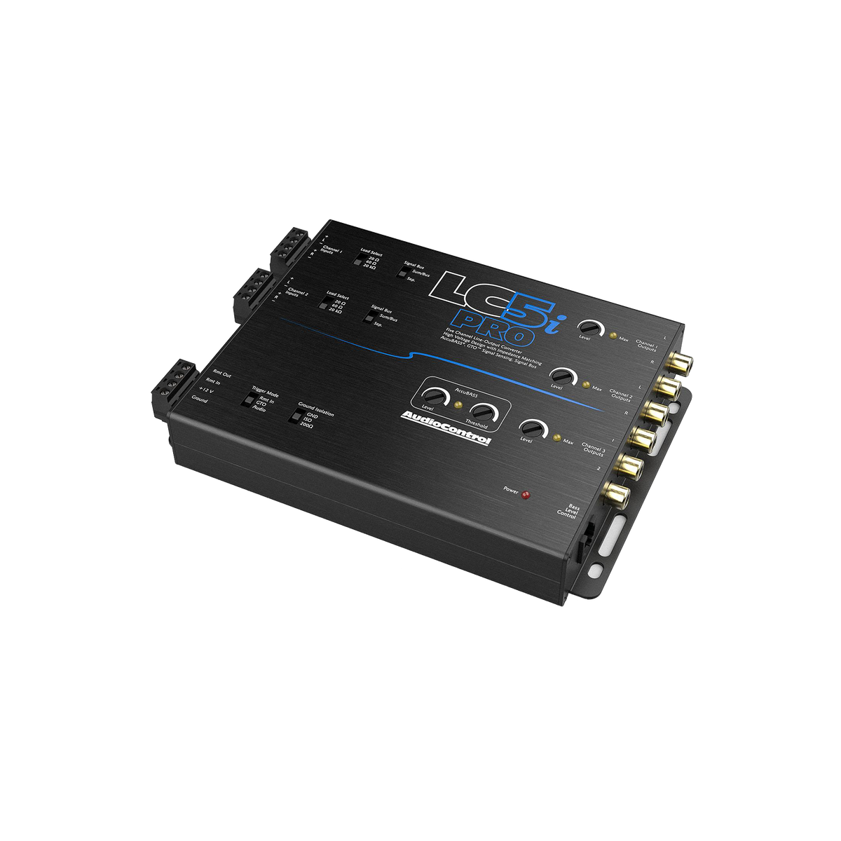 AudioControl LC5iPRO 5-Channel Line Output Converter w/AccuBASS & ACR-1 Remote