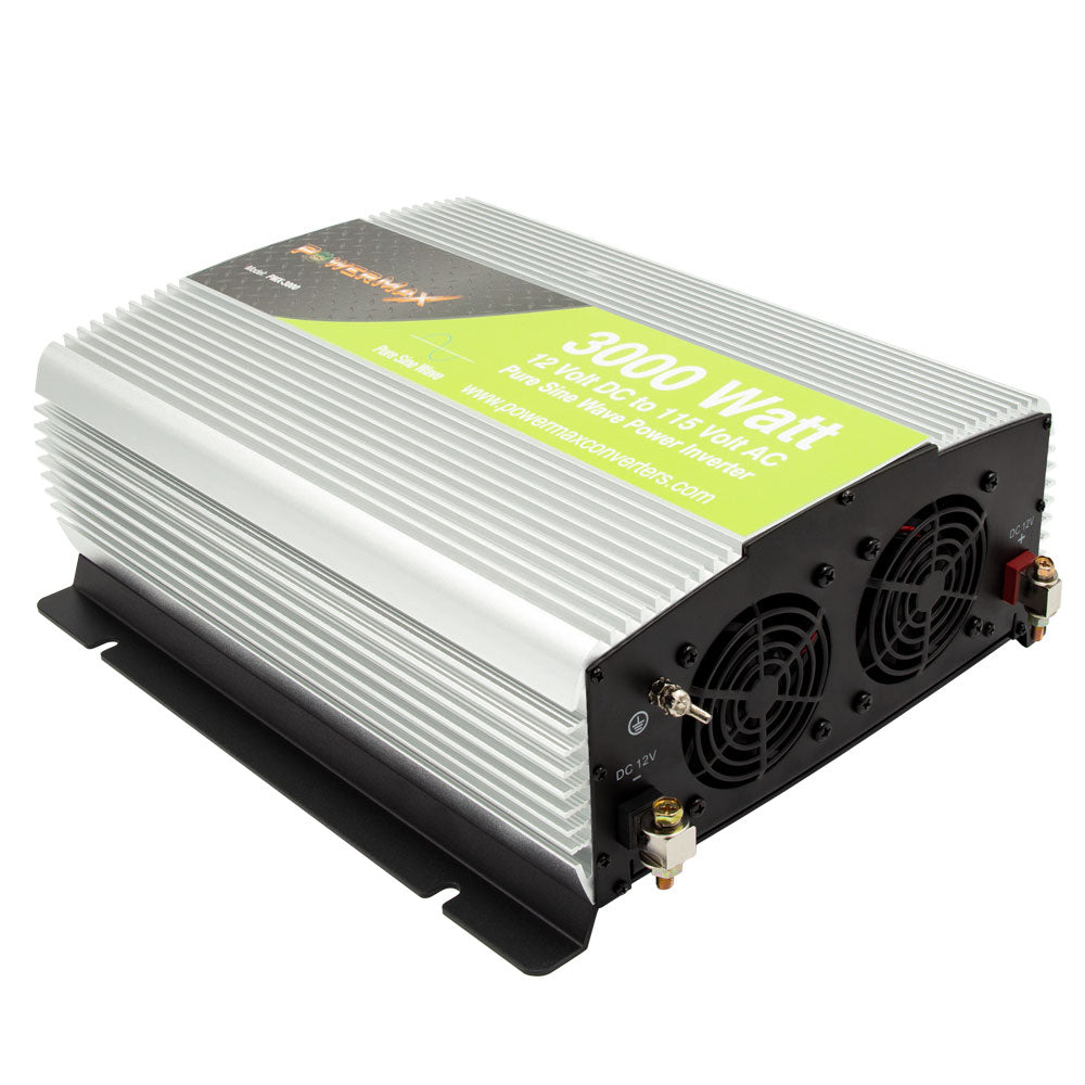 Install Bay 3000W Pure Sine Wave 12VDC to 120V AC Inverter - PMX-3000