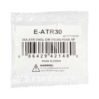 Install Bay 30 Amp 2 Leg Micro ATR Fuse - 5PK - E-ATR30