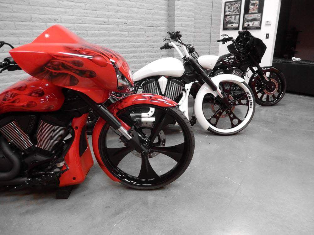 Twisted Steel Indian Black Wheels