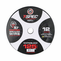 T-Spec V10 OFC Speaker Wire | 12 AWG | 125 ft. | White/Black - V10SW12125-WB