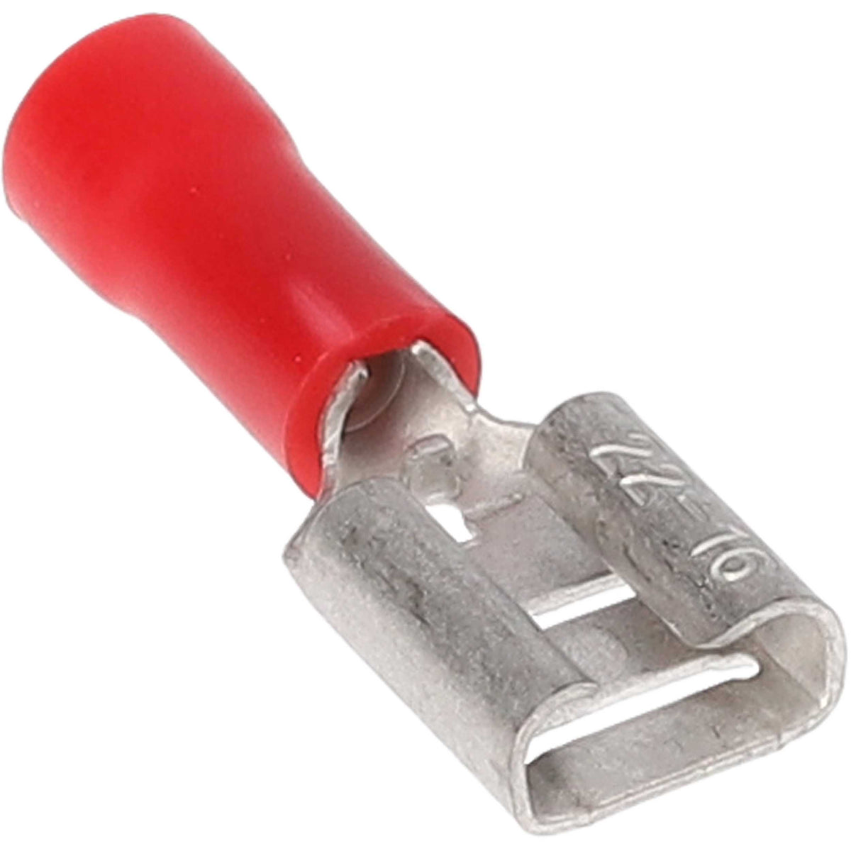 Install Bay Red Vinyl Female Quick Disconnect 22-18 Gauge .187 - RVFD187
