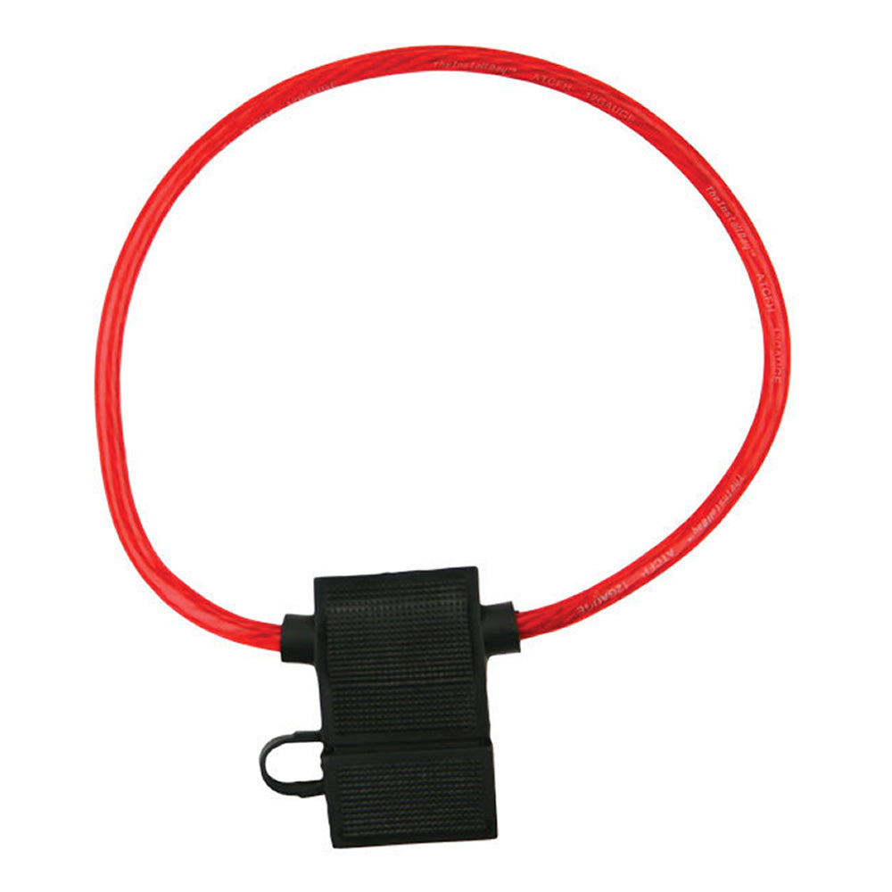 Install Bay ATM Fuse Holder With Cover 12 Gauge - Package of 10 - ATFH12MC-10