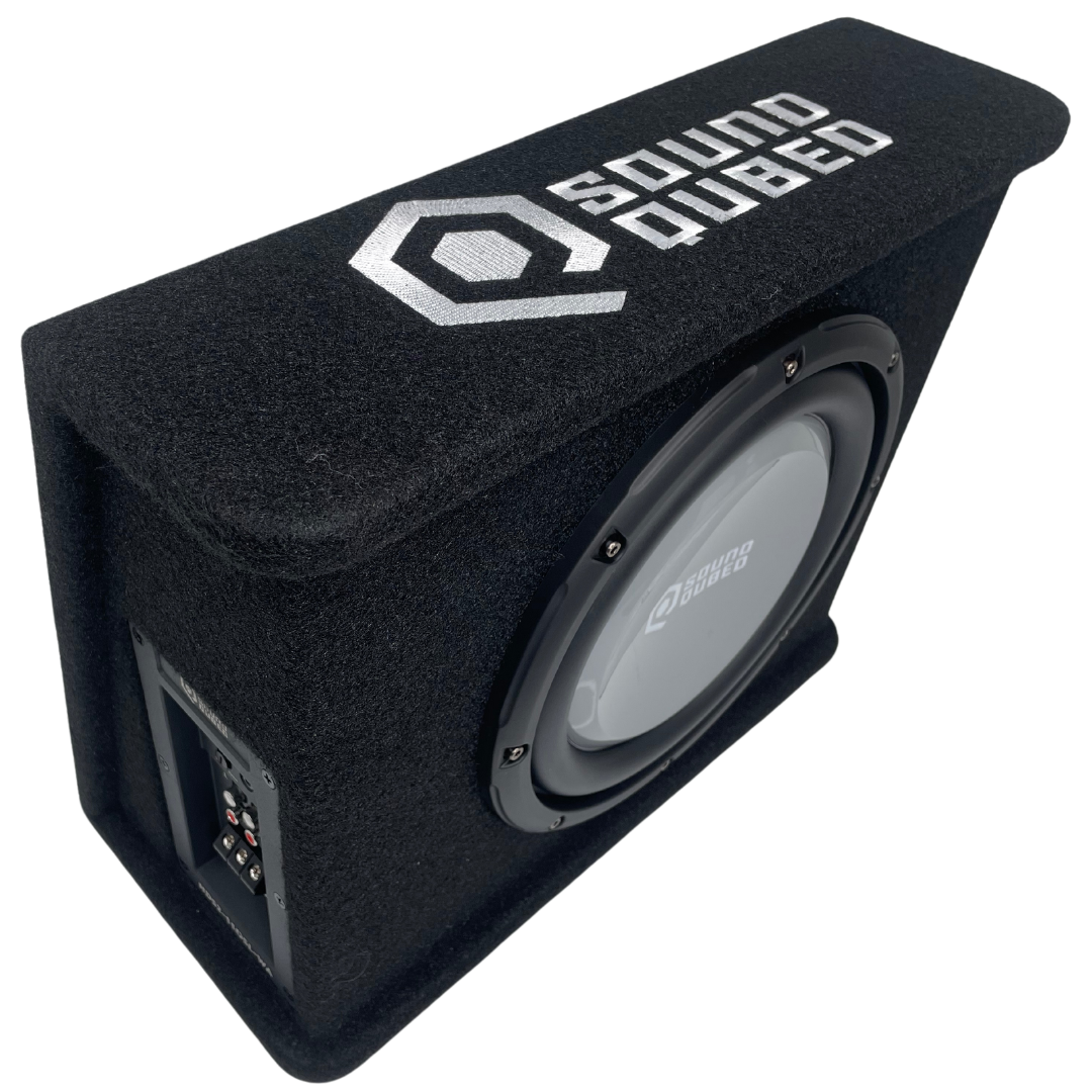 SoundQubed HDS2 10" Subwoofer Wedge Loaded and Powered Enclosure
