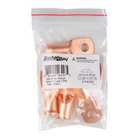 Install Bay Copper Uninsulated Ring Terminal 1/0 Gauge 5/16 inch - CUR10516