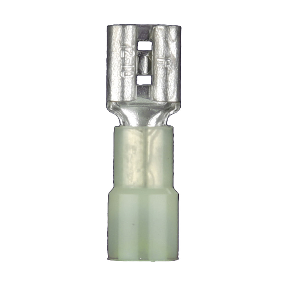 Install Bay Yellow Nylon Female Quick Disconnect 12-10 Gauge .250 - YNFD250