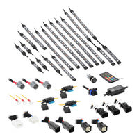 Metra 16-Piece Chasing LED Strip Kit - Harley-Davidson FLH | FLT 1996-2022 (with Tour-Pak) - BC-CHASE-K1
