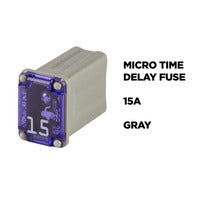 Install Bay 15AMP MICRO FEMALE TIME DELAY FUSE - each - FMM-15