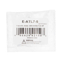 Install Bay 7.5 Amp Atl Dual Circuit Micro Fuses - 5 Pack - E-ATL7-5