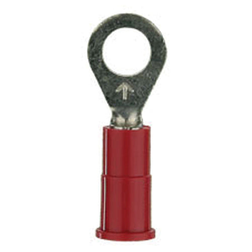 Install Bay 3M™ Red Vinyl Ring Terminal 22-18 Gauge #10 Package of 100 - 3MRVRT10