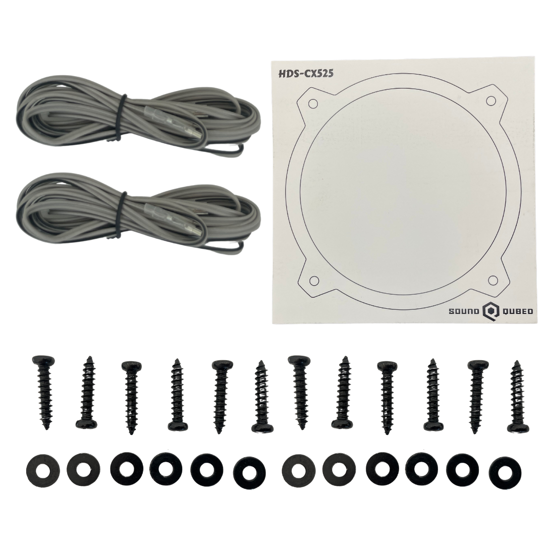 SoundQubed HDS Series 5.25" Coaxial 2-way Speakers (Pair)