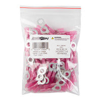 Install Bay Heat Shrink Red Ring Terminal 22-18 Gauge 3/8 inch - HSRRT38