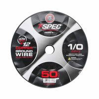 T-Spec V12 OFC Ground Wire | 1/0 AWG | 50 ft. | Black - V12GW-1050