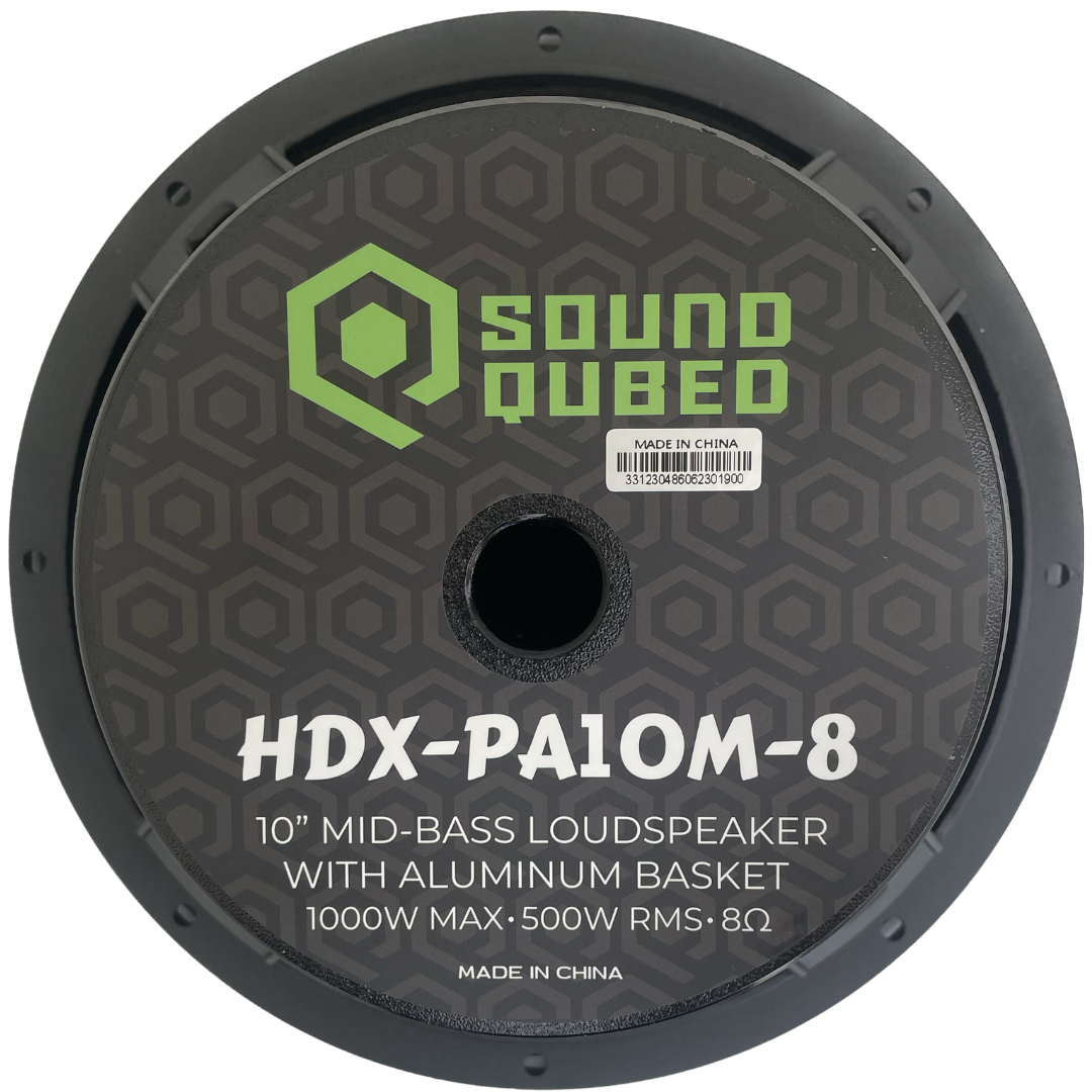 SoundQubed HDX Series Pro Audio 10" Speaker (single)