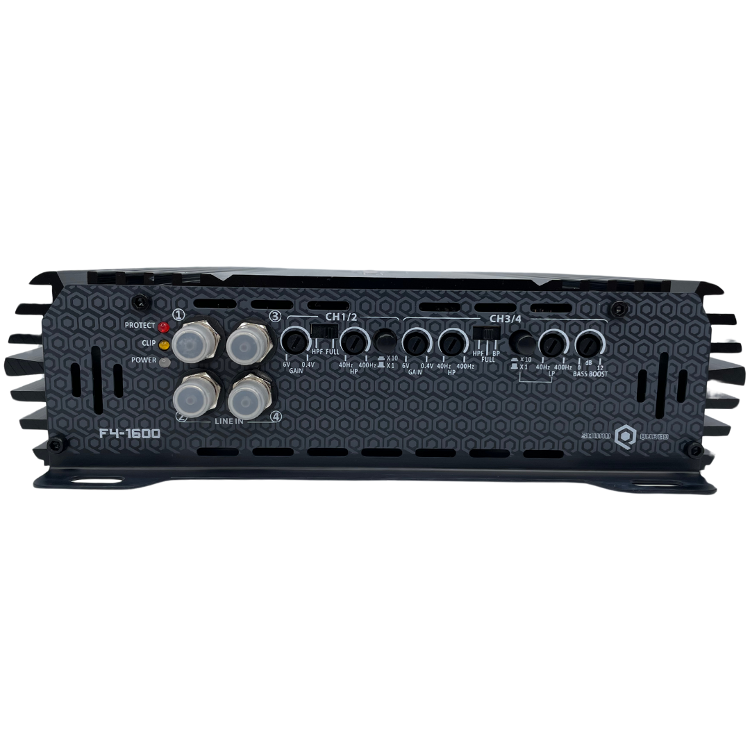 SoundQubed 1600 Watts F4-1600 Full Bridge 4 Channel Amplifier