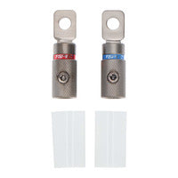 T-Spec V12 Heavy Duty Set Screw Ring Terminal | 4 AWG | 2 Pack - VR48