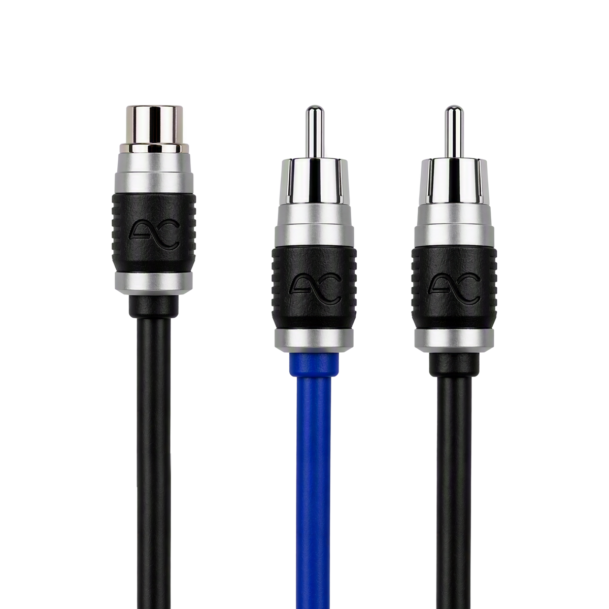 AudioControl AC Studio ACSI2YM 2 Male - 1 Female Double-Shielded Directional Twisted Pair RCA Y Splitter