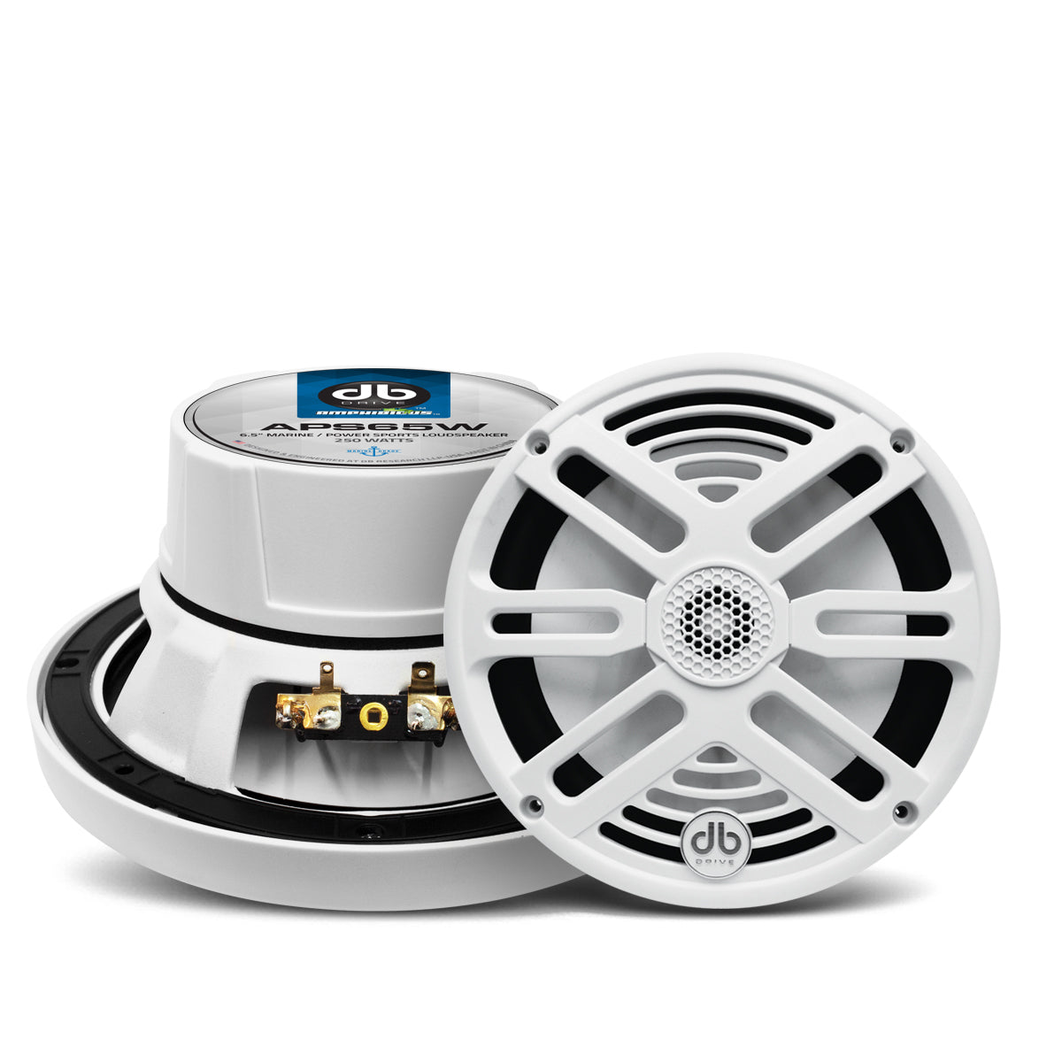 DB Drive APS65W : 6.5" 2-Way Marine Loudspeakers (White) (1 Pair)