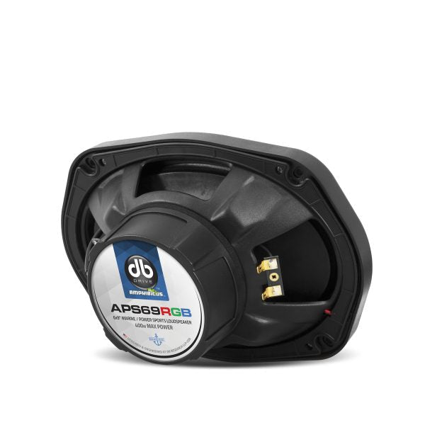 DB Drive APS69RGB : 6"×9" Marine Loudspeakers W/RGB Accent Lighting (Black) (1 Pair)