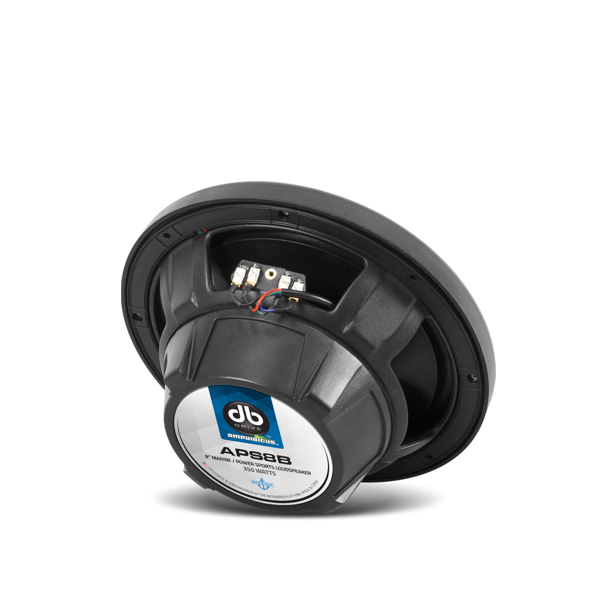 DB Drive APS8B : 8" 2-Way Marine Loudspeakers (Black) (1 Pair)