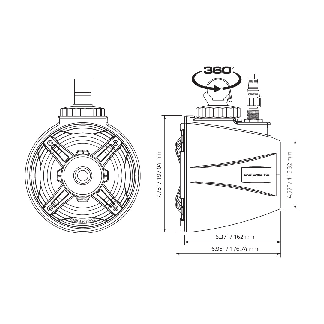 DB Drive APT65MOTO-G2 : 6.5" WDX MOTO Tower Loudspeakers (1 Pair)