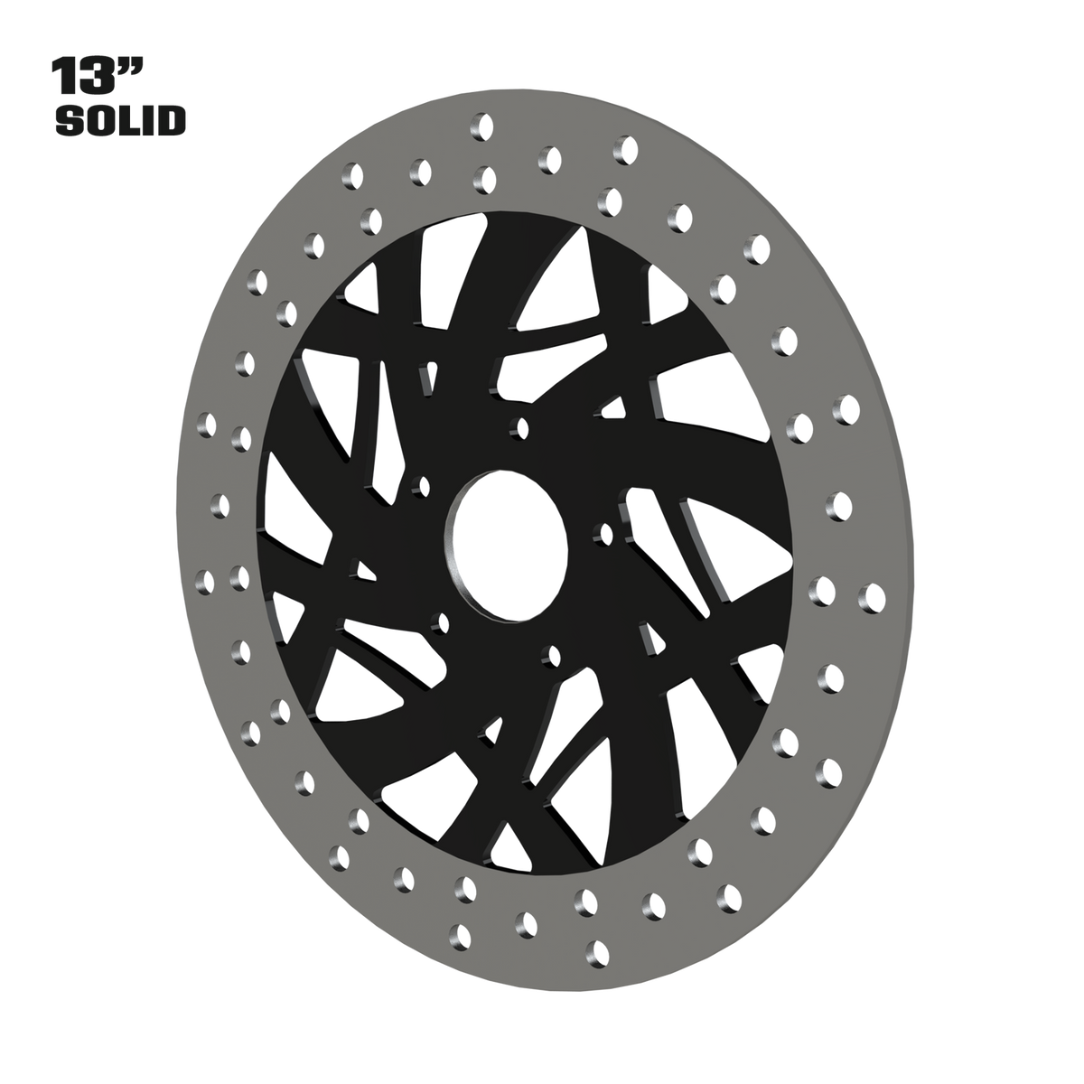 Astro 13" solid rotor in black
