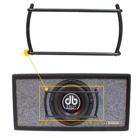 DB Link LHEG6 : Dual Bar, High Excursion 6.5in Woofer Grill (Single)