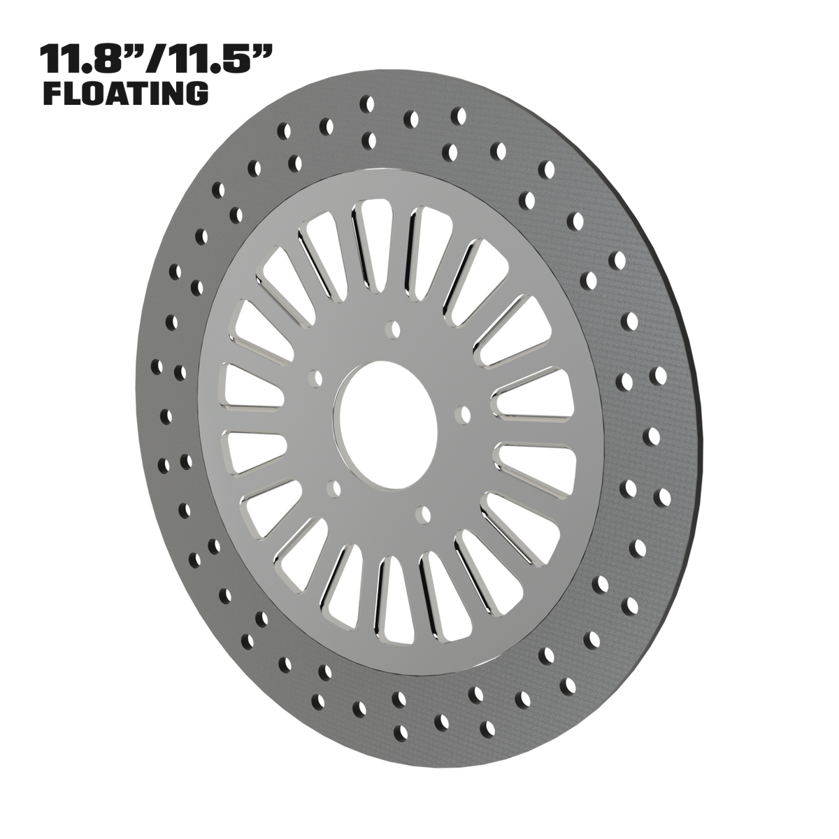 Big Fatty 11" floating rotor in polished