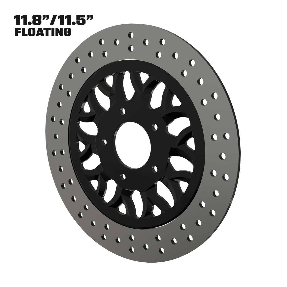 Castalia 11" Floating Rotor in Black