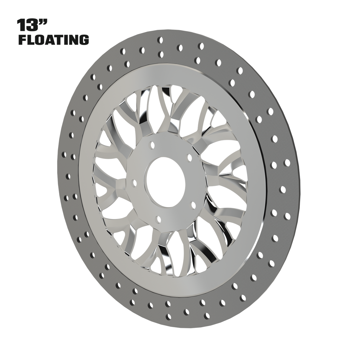 Castalia 13" Floating Rotor in Polished