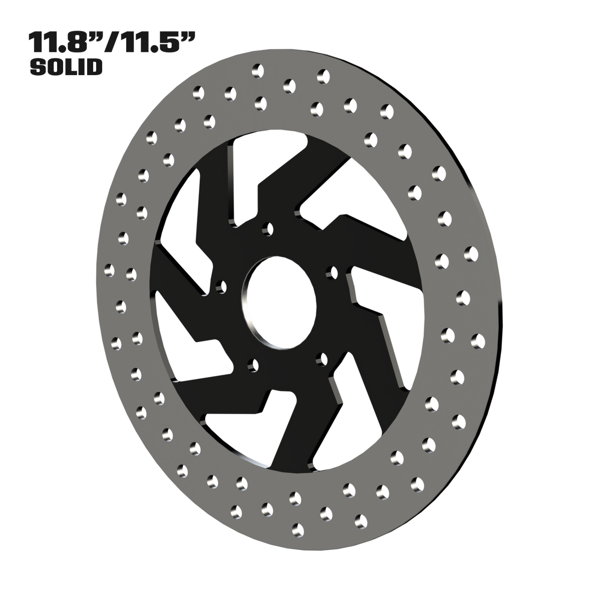 Creed 11" Solid Rotor in Black